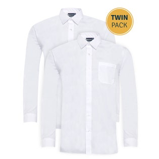 Banner Twin Pack Long Sleeve Shirt-WH
