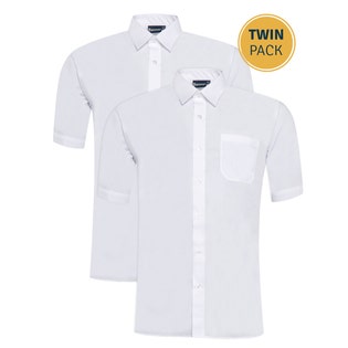 Banner Twin Pack Short Sleeve Shirt-WH