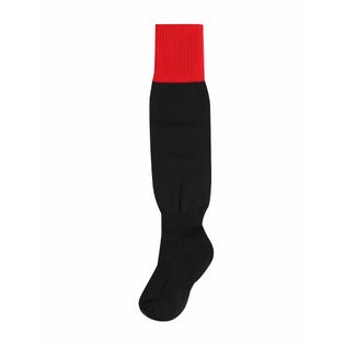 Falcon H402 Contrast Black/Red Socks-BKSC