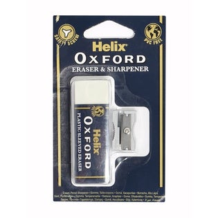 Helix Oxford Sharpener & Eraser Set-ASS