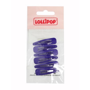 Lollipop 6 pack 4cm Hair Clips-PU