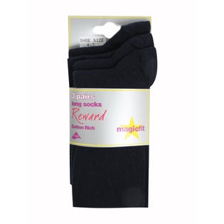 Magicfit 3 Pack Knee High Socks-NA