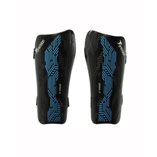 Precision Origin 0 Strap Shin Guards-BKBL
