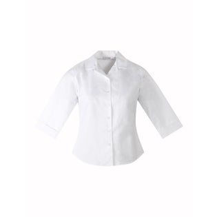 Trutex DC Girls 3/4 Sleeve White Blouse-WH