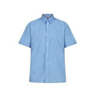 Trutex Boys T/Pack S/S Non Iron Shirt-BL