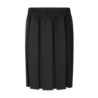 Zeco GS3002 Box Pleat Skirt-BK