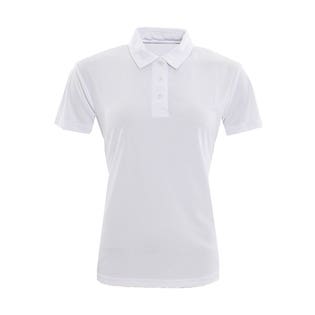 AWDis JC045 Cool Ladies Fit Polo Shirt-WH