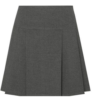 E/Years KJ167P(RH) Drop Waist Skirt-GY