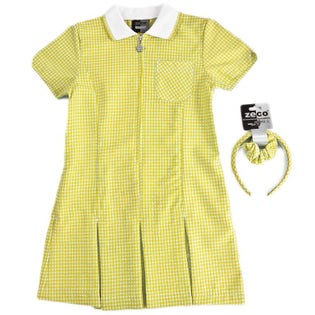 Zeco Checked Summer Dress-YEWH
