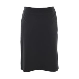 David Luke DL969 Straight Skirt-BK