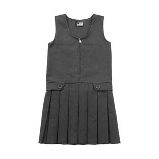 Zeco GP3030 Zip Front Pinafore-GY