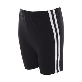 David Luke DL47 Girls Stretch Gym Shorts-BKWH