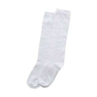 Pex Diamond 3 Pair White Long Socks-WH