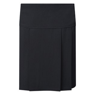 Banner Henley Deep Waist Pleated Skirt-NA