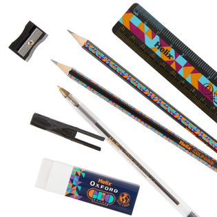 Helix Oxford Geo Student Set Orange-OR