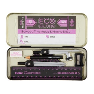 Helix Oxford Eco Maths Set Pink-PI