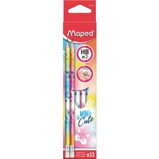 Mini Cute HB ERA Pencils X12-MT