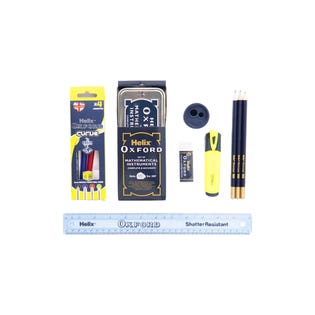 Helix Oxford Complete Pencil Case-MT