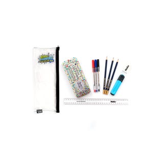 Helix Long Clear Exam Pencil Case-MT